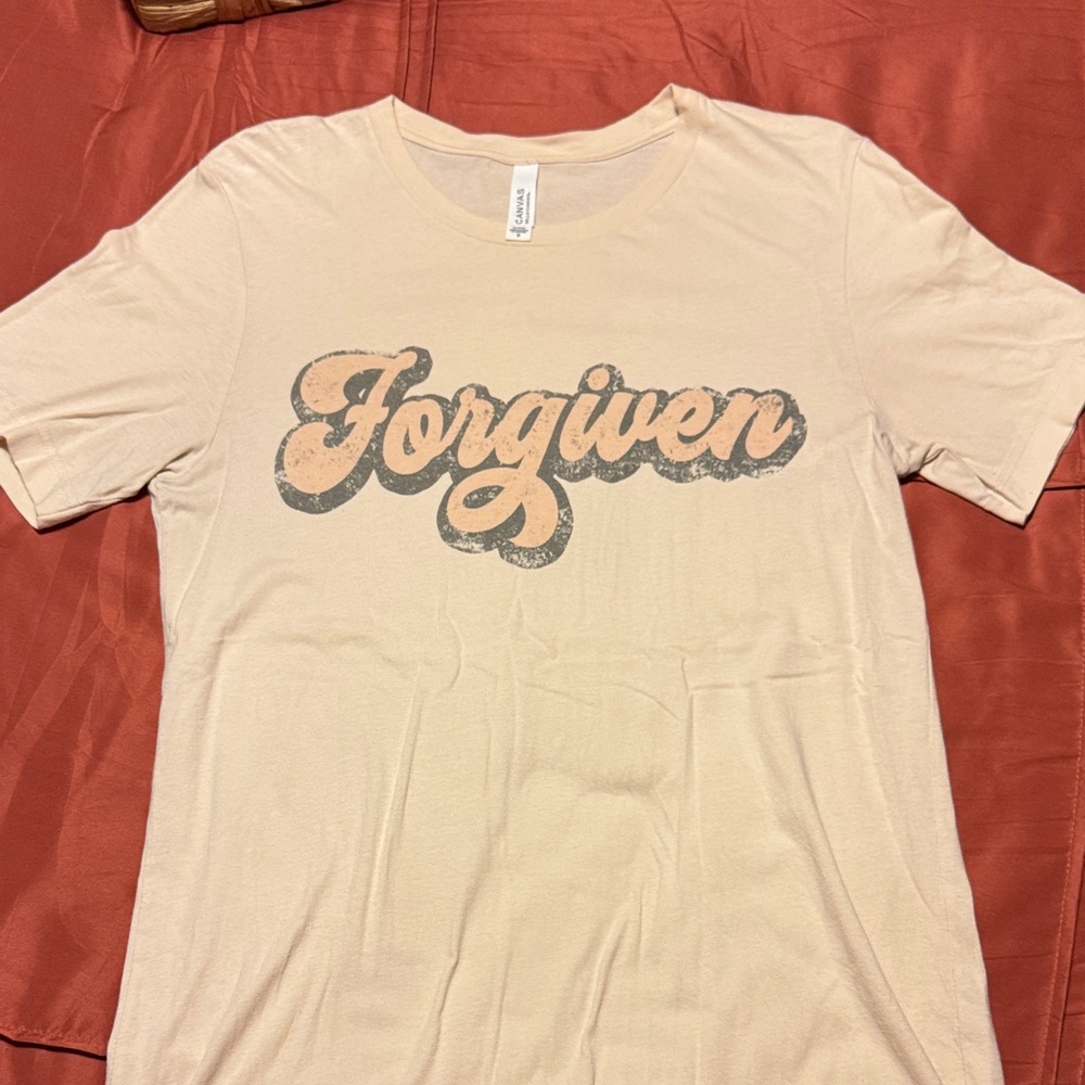 Bella Canvas Forgiven Beige Tee
